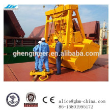 6-12cbm single rope hydraulic wireless remote control clamshell grab bucket for cranes on sale